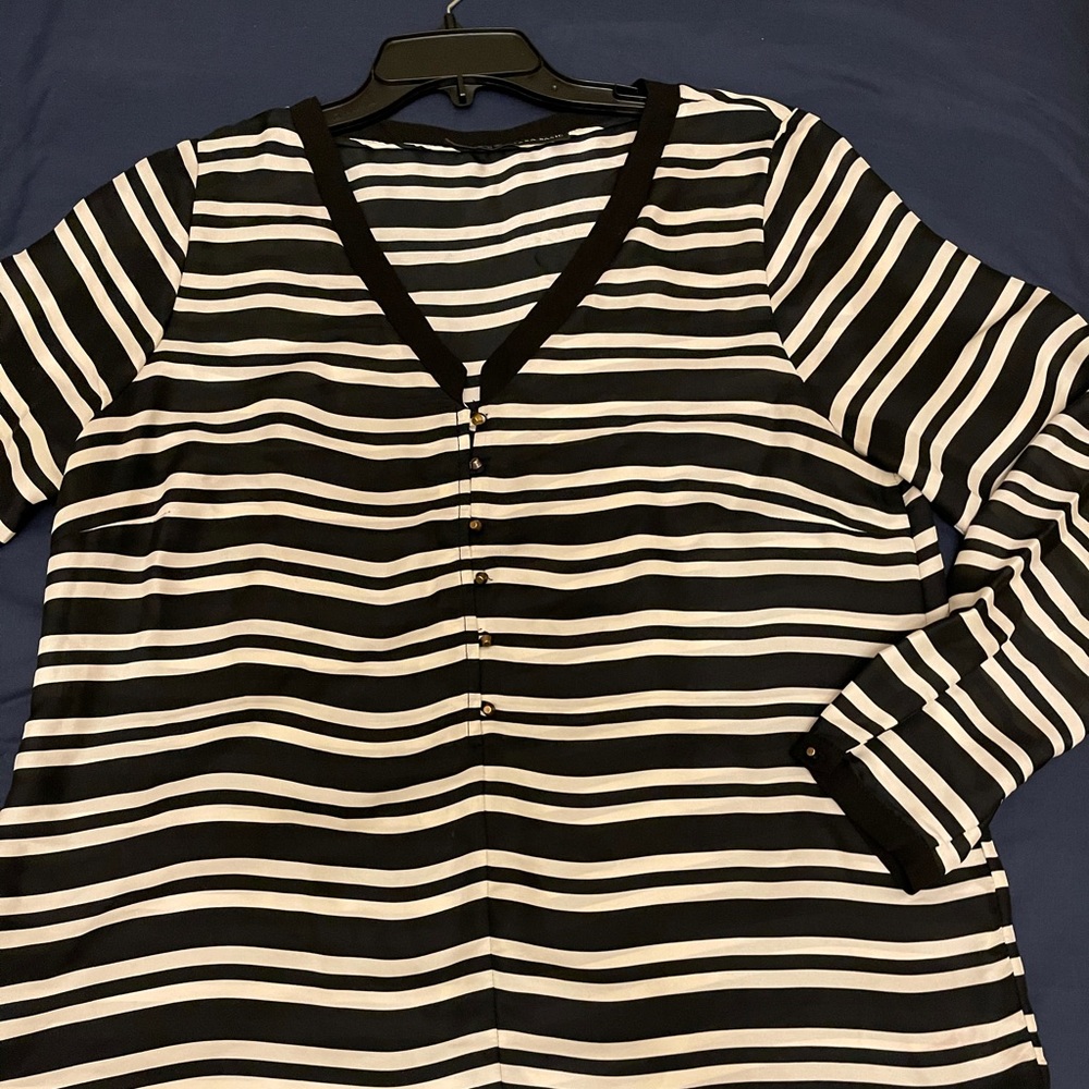 Zara Basic silk blouse